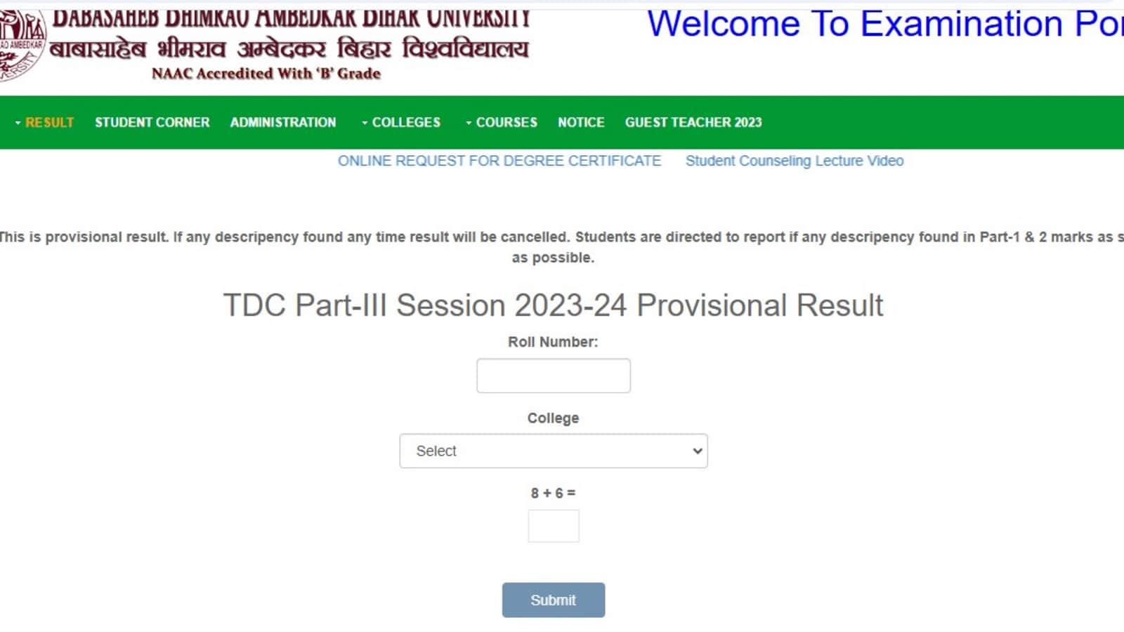 BRABU Part 3 results 2024 declared at brabu.net, direct link to check and important details here